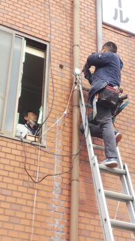 エアコン移設も行ったので大がかりな電気工事になった